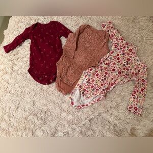 Carters longsleeve bodysuits